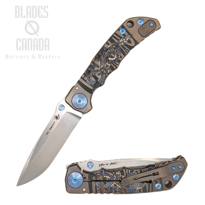 Spartan Blades Harsey Special Edition Folding Knife, Magnacut, Dragon